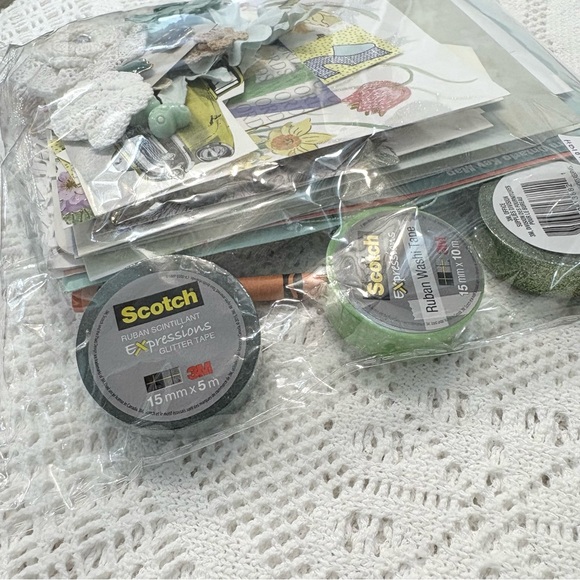 DIY Junk Journal Mystery Surprise Kit - ‘Green’ - Vintage Ephemera 100 + PIECES - Picture 3 of 5